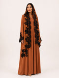 OSH-0033 - Oshana in Rust Brown & Black Chantelle
